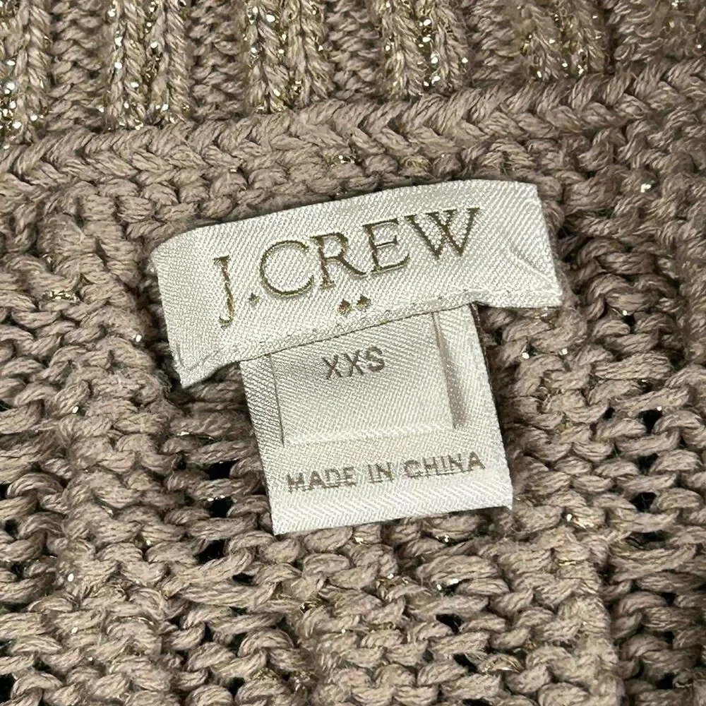 Jcrew Women's Tan and Cream Dress